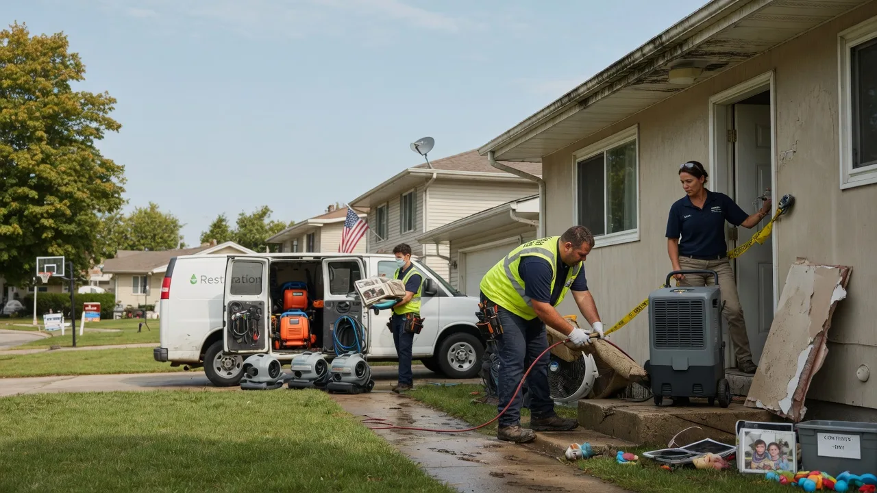Water Damage Restoration in Grinnell, KS near me